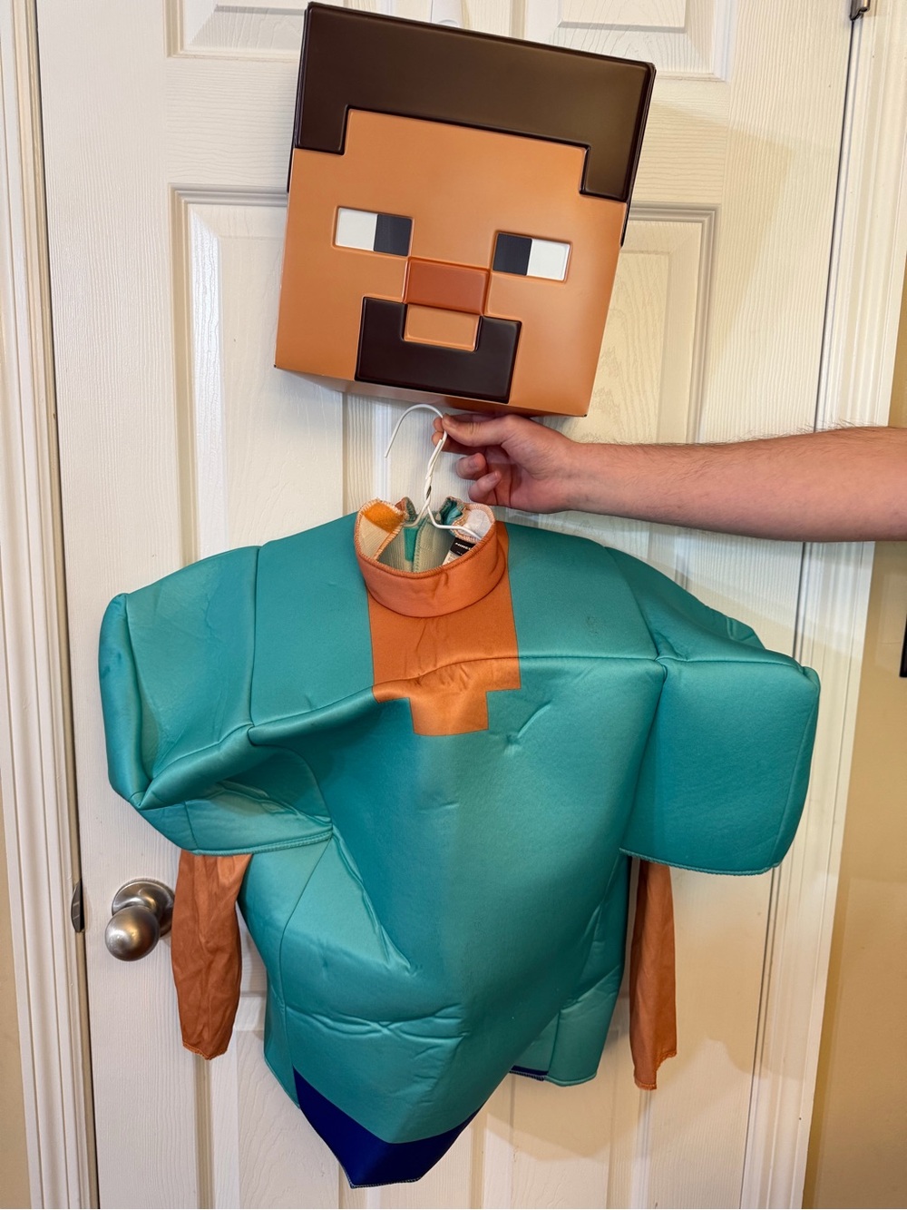Minecraft Steve costume kids size 7-8